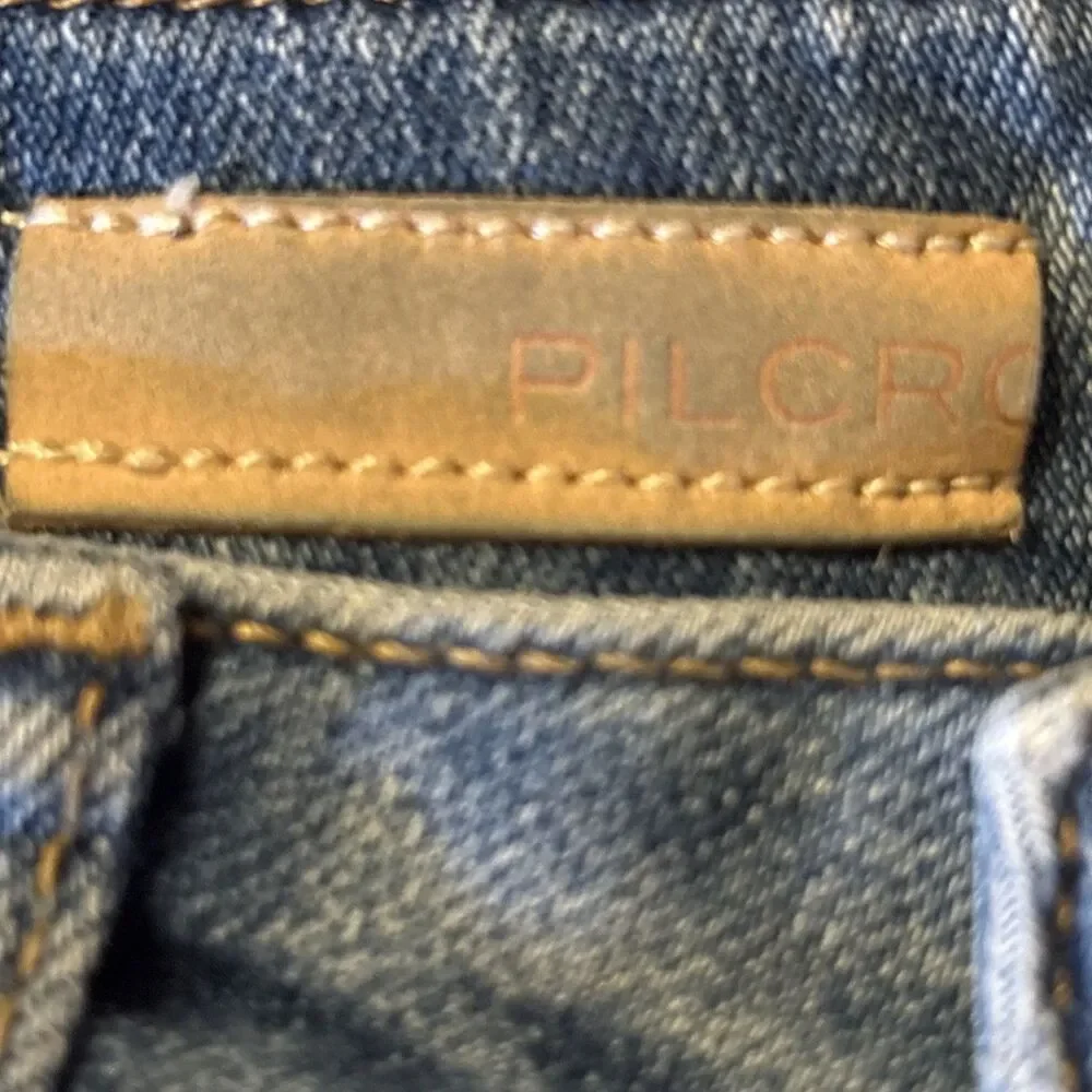 Anthropologie Pilcro The Demilune Boot Flare Bootcut Jeans Light Wash Size 25